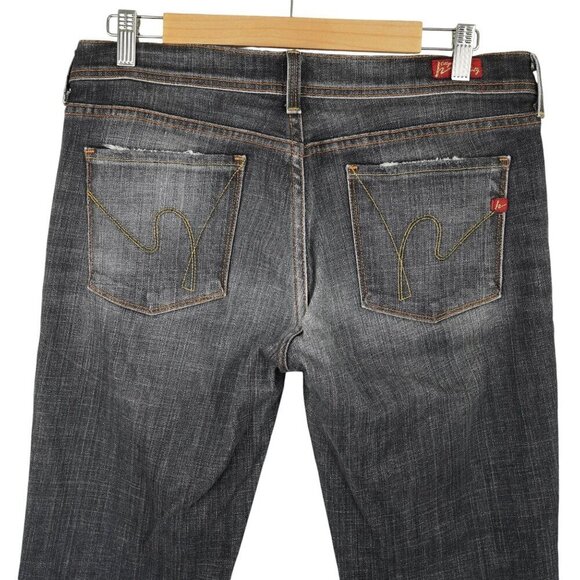 COH‎ Citizens Of Humanity Ingrid Cut Low Waist Flair Stretch Jeans Size 30 - Picture 5 of 7